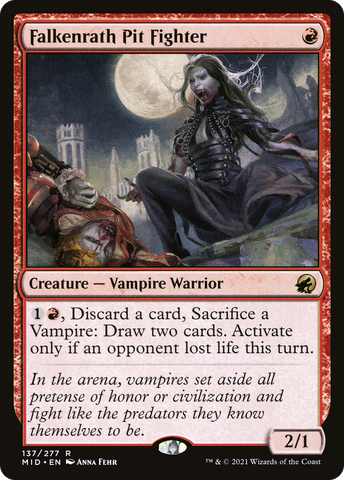 Falkenrath Pit Fighter [Innistrad: Midnight Hunt] - The Mythic Store | 24h Order Processing