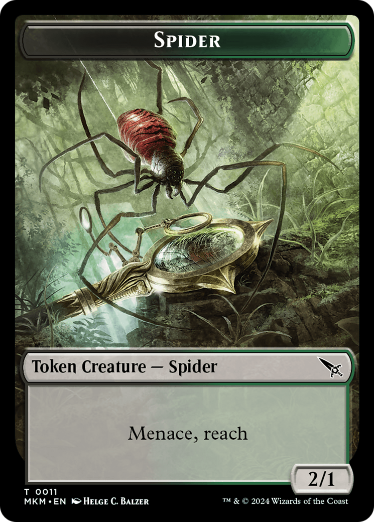 Spider Token [Murders at Karlov Manor Tokens] - The Mythic Store | 24h Order Processing