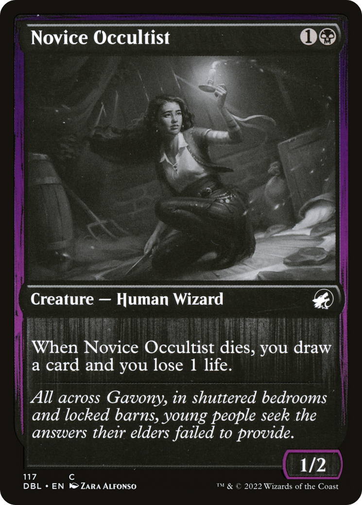 Novice Occultist [Innistrad: Double Feature] - The Mythic Store | 24h Order Processing