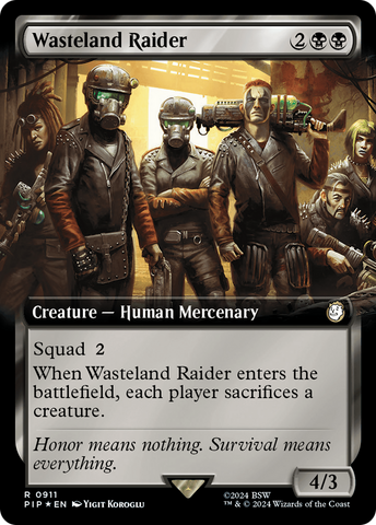 Wasteland Raider (Extended Art) (Surge Foil) [Fallout] - The Mythic Store | 24h Order Processing
