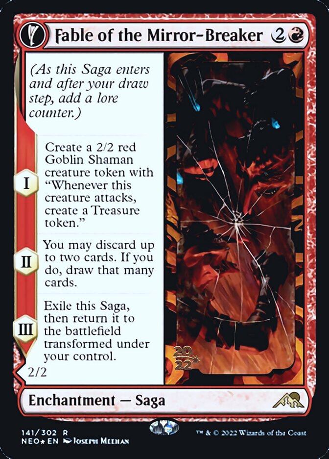 Fable of the Mirror-Breaker // Reflection of Kiki-Jiki [Kamigawa: Neon Dynasty Prerelease Promos] - The Mythic Store | 24h Order Processing