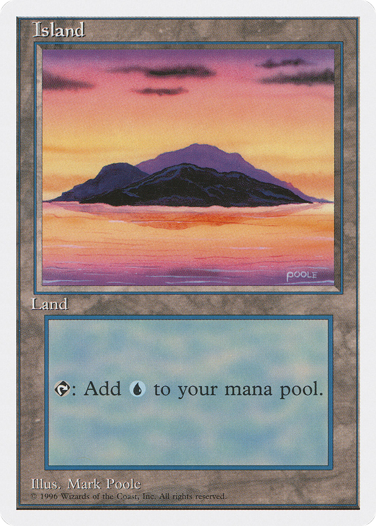 Island (Dark Clouds, Signature on Bottom Right) [Introductory Two-Player Set] - The Mythic Store | 24h Order Processing