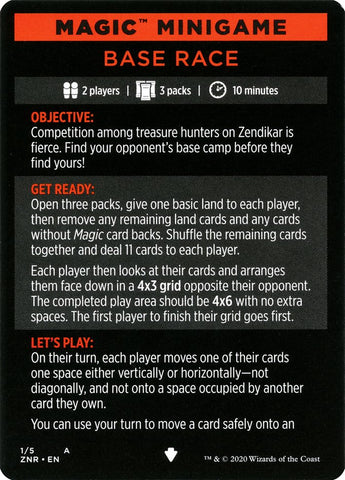 Base Race (Magic Minigame) [Zendikar Rising Minigame] - The Mythic Store | 24h Order Processing