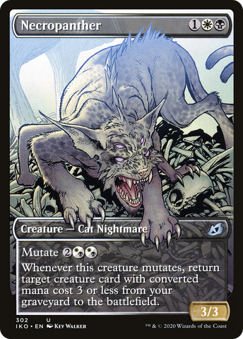 Necropanther (Showcase) [Ikoria: Lair of Behemoths] - The Mythic Store | 24h Order Processing