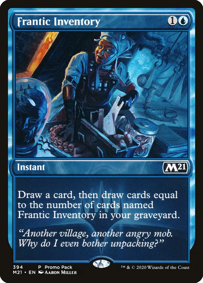 Frantic Inventory (Promo Pack) [Core Set 2021 Promos] - The Mythic Store | 24h Order Processing