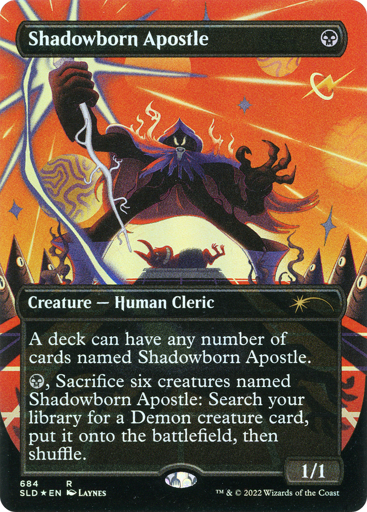 Shadowborn Apostle (Borderless) (684) [Secret Lair Drop Promos] - The Mythic Store | 24h Order Processing