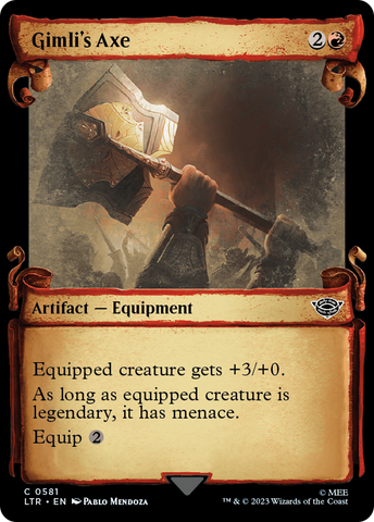 Gimli's Axe [The Lord of the Rings: Tales of Middle-Earth Showcase Scrolls] - The Mythic Store | 24h Order Processing