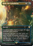 Rally the Galadhrim (Borderless) [The Lord of the Rings: Tales of Middle-Earth Commander] - The Mythic Store | 24h Order Processing