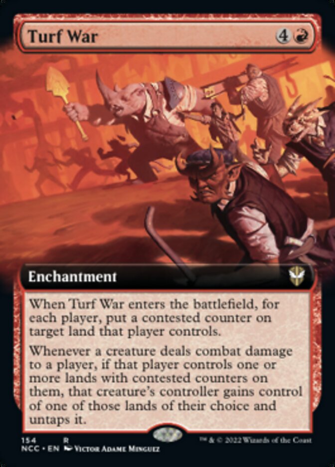 Turf War (Extended Art) [Streets of New Capenna Commander] - The Mythic Store | 24h Order Processing