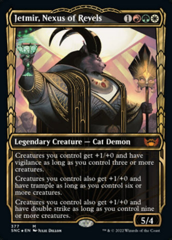 Jetmir, Nexus of Revels (Showcase Golden Age Gilded Foil) [Streets of New Capenna] - The Mythic Store | 24h Order Processing