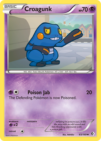 Croagunk (65/149) [Black & White: Boundaries Crossed] - The Mythic Store | 24h Order Processing