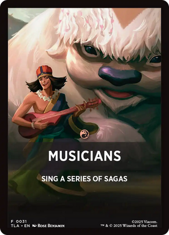 Musicians Theme Card [Avatar: The Last Airbender Tokens] - The Mythic Store | 24h Order Processing