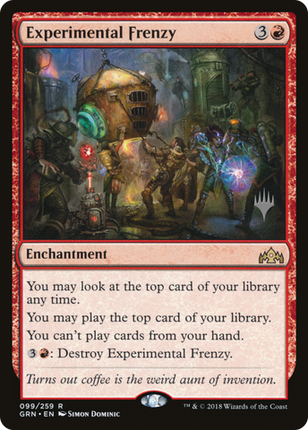 Experimental Frenzy (Promo Pack) [Guilds of Ravnica Promos] - The Mythic Store | 24h Order Processing