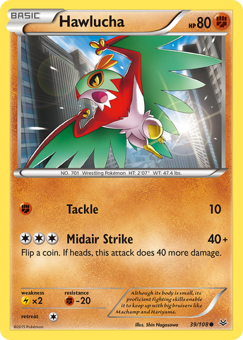 Hawlucha (39/108) [XY: Roaring Skies] - The Mythic Store | 24h Order Processing