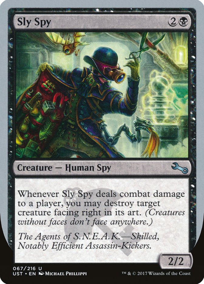 Sly Spy ("Skilled, Notably Efficient Assassin-Kickers") [Unstable] - The Mythic Store | 24h Order Processing