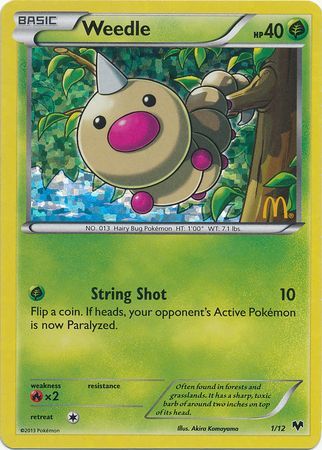 Weedle (1/12) [McDonald's Promos: 2014 Collection] - The Mythic Store | 24h Order Processing