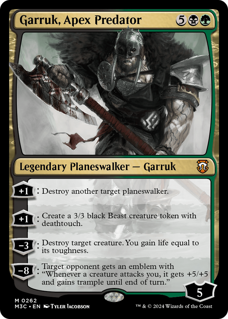 Garruk, Apex Predator (Ripple Foil) [Modern Horizons 3 Commander] - The Mythic Store | 24h Order Processing