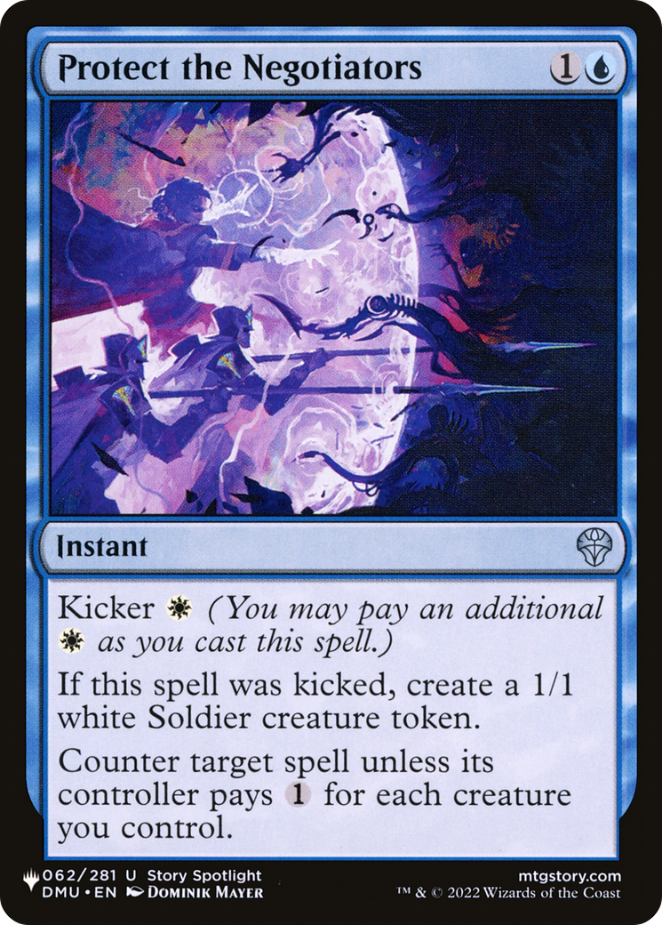 Protect the Negotiators [The List] - The Mythic Store | 24h Order Processing