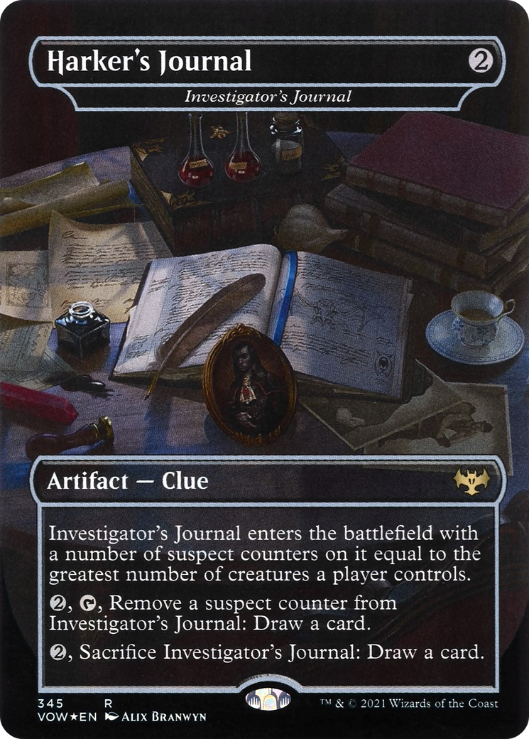Investigator's Journal - Harker's Journal [Innistrad: Crimson Vow] - The Mythic Store | 24h Order Processing