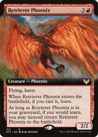 Retriever Phoenix (Extended Art) [Strixhaven: School of Mages] - The Mythic Store | 24h Order Processing