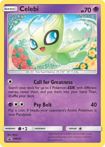 Celebi (SM224) [Sun & Moon: Black Star Promos] - The Mythic Store | 24h Order Processing