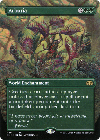 Arboria (Borderless Alternate Art) [Dominaria Remastered] - The Mythic Store | 24h Order Processing