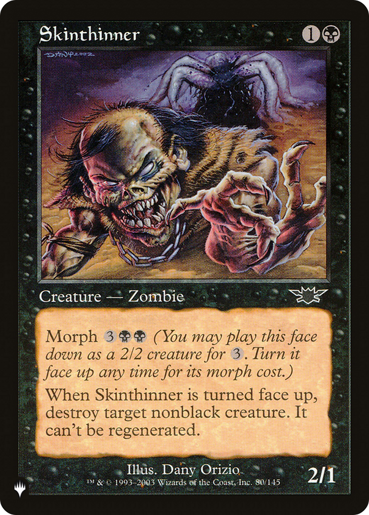 Skinthinner [The List] - The Mythic Store | 24h Order Processing