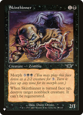 Skinthinner [The List] - The Mythic Store | 24h Order Processing