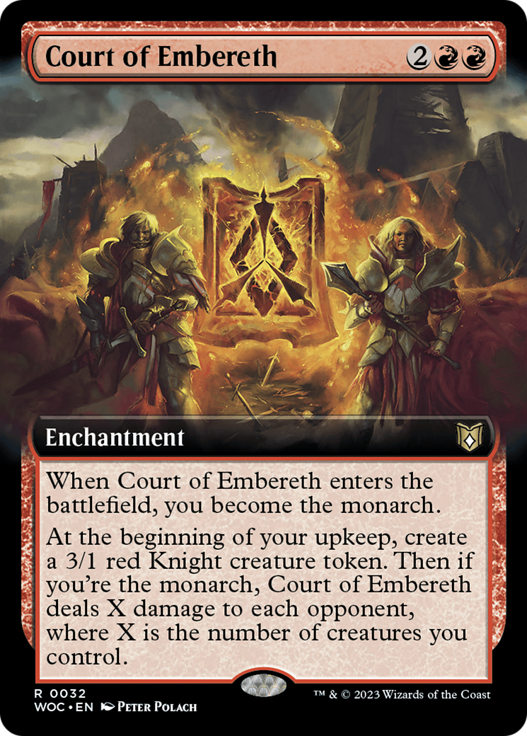 Court of Embereth (Extended Art) [Wilds of Eldraine Commander] - The Mythic Store | 24h Order Processing