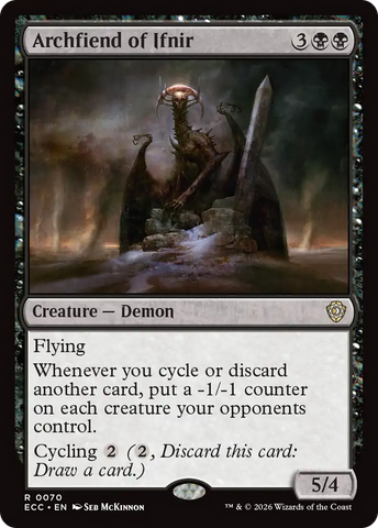 Archfiend of Ifnir [Lorwyn Eclipsed Commander] - The Mythic Store | 24h Order Processing