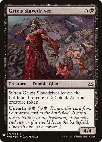 Grixis Slavedriver [Mystery Booster] - The Mythic Store | 24h Order Processing