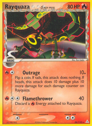 Rayquaza (26/110) (Delta Species) [EX: Holon Phantoms] - The Mythic Store | 24h Order Processing