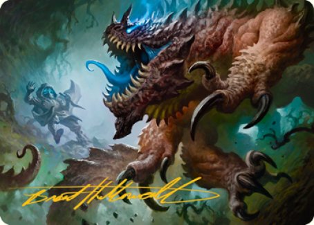 Basilisk Art Card (Gold-Stamped Signature) [Dungeons & Dragons: Adventures in the Forgotten Realms Art Series] - The Mythic Store | 24h Order Processing