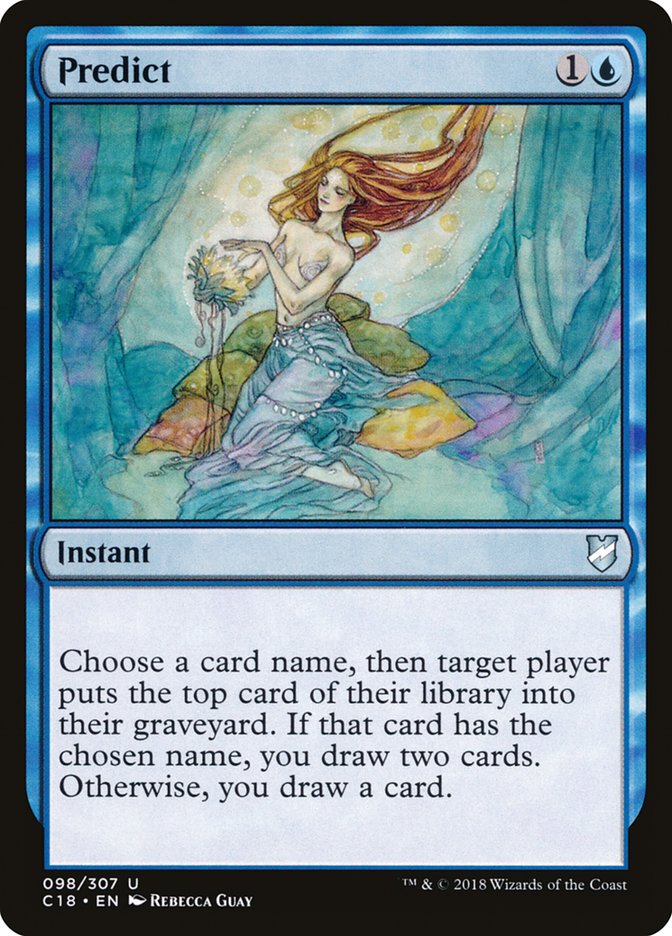 Predict [Commander 2018] - The Mythic Store | 24h Order Processing