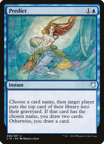 Predict [Commander 2018] - The Mythic Store | 24h Order Processing