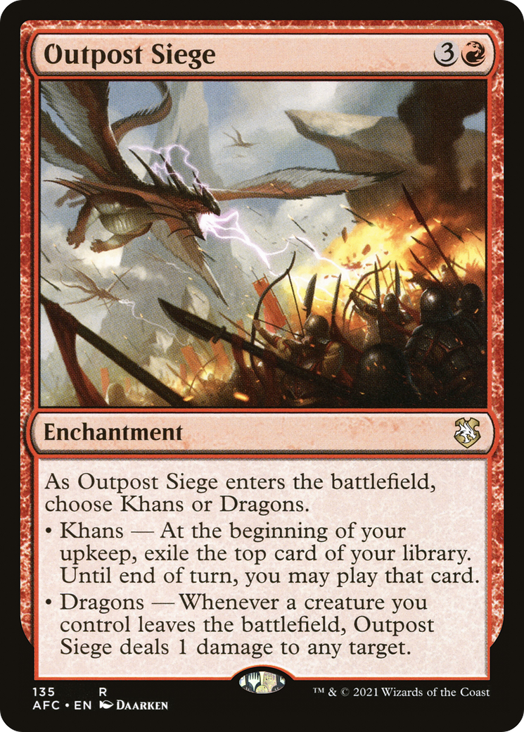 Outpost Siege [Dungeons & Dragons: Adventures in the Forgotten Realms Commander] - The Mythic Store | 24h Order Processing