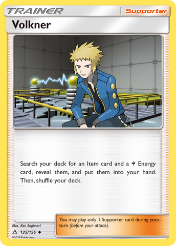 Volkner (135/156) [Sun & Moon: Ultra Prism] - The Mythic Store | 24h Order Processing