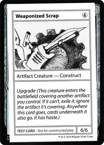 Weaponized Scrap (2021 Edition) [Mystery Booster Playtest Cards] - The Mythic Store | 24h Order Processing