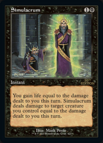Simulacrum (Retro) [30th Anniversary Edition] - The Mythic Store | 24h Order Processing