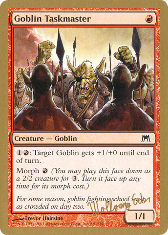 Goblin Taskmaster (Wolfgang Eder) [World Championship Decks 2003] - The Mythic Store | 24h Order Processing