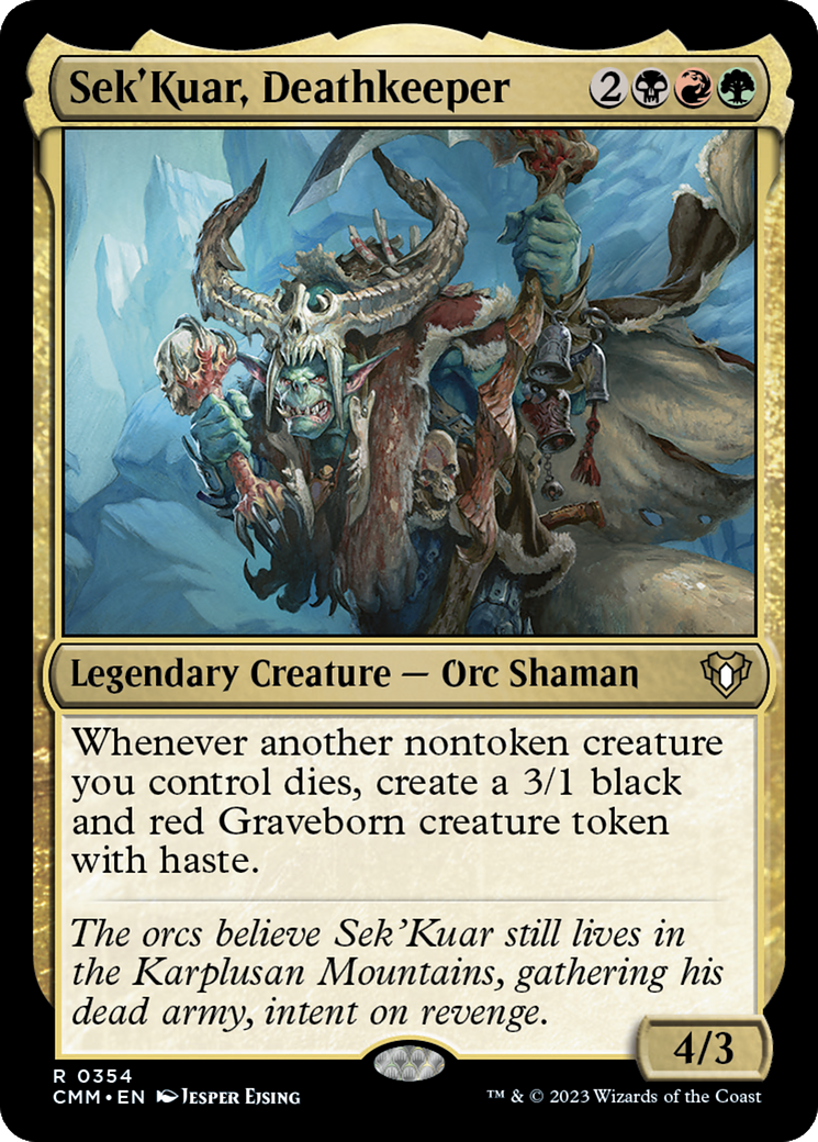 Sek'Kuar, Deathkeeper [Commander Masters] - The Mythic Store | 24h Order Processing
