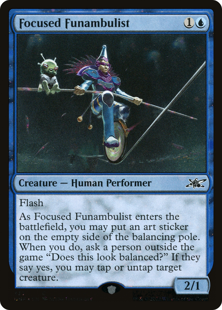 Focused Funambulist (Galaxy Foil) [Unfinity] - The Mythic Store | 24h Order Processing