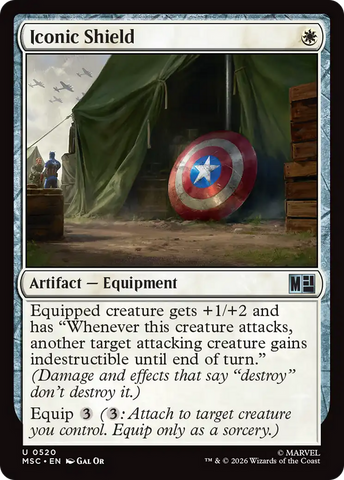 Iconic Shield [Marvel Super Heroes Commander] - The Mythic Store | 24h Order Processing