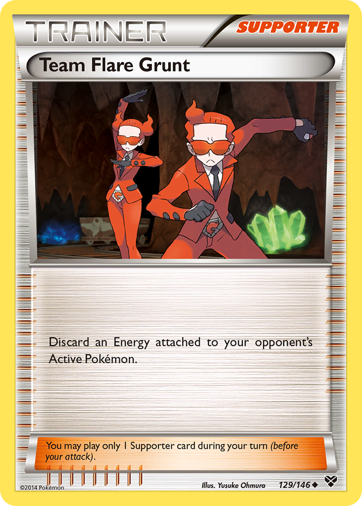 Team Flare Grunt (129/146) [XY: Base Set] - The Mythic Store | 24h Order Processing