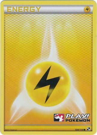 Lightning Energy (108/114) (Play Pokemon Promo) [Black & White: Base Set] - The Mythic Store | 24h Order Processing