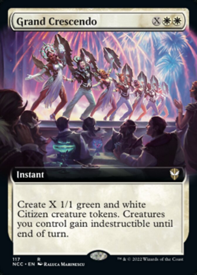 Grand Crescendo (Extended Art) [Streets of New Capenna Commander] - The Mythic Store | 24h Order Processing