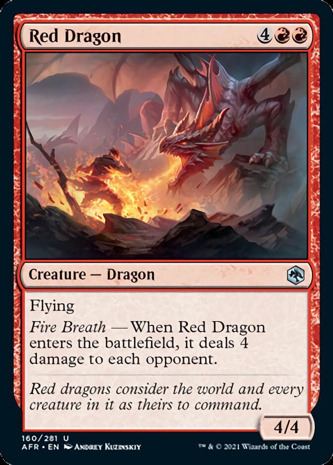 Red Dragon [Dungeons & Dragons: Adventures in the Forgotten Realms] - The Mythic Store | 24h Order Processing