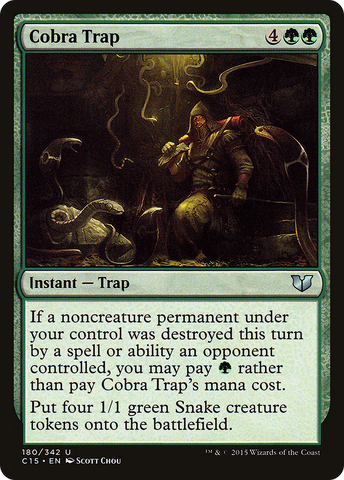 Cobra Trap [Commander 2015] - The Mythic Store | 24h Order Processing