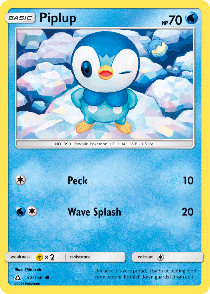 Piplup (32/156) [Sun & Moon: Ultra Prism] - The Mythic Store | 24h Order Processing
