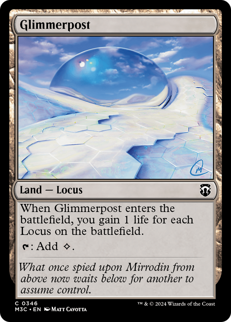 Glimmerpost (Ripple Foil) [Modern Horizons 3 Commander] - The Mythic Store | 24h Order Processing